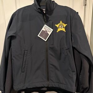 Navy Small Illinois Public Safety Lightweight Soft Shell Jacket